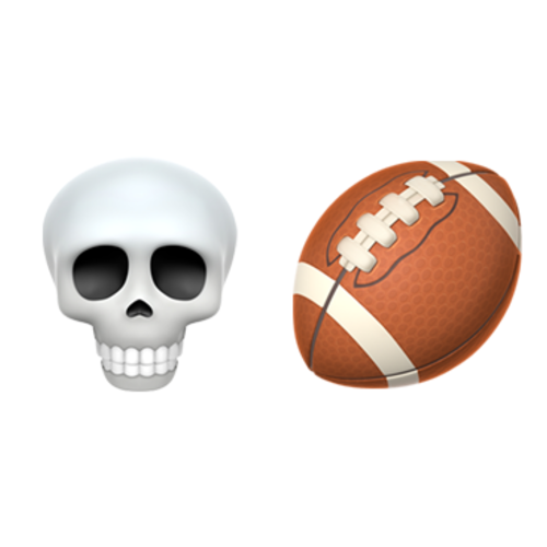 💀🏈 Emoji Domain iOS rendering